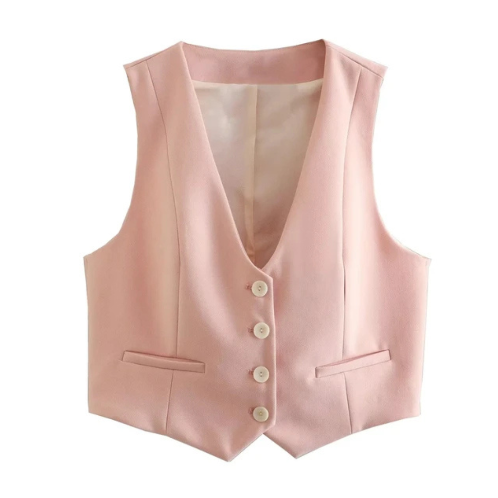 Chaleco rosa