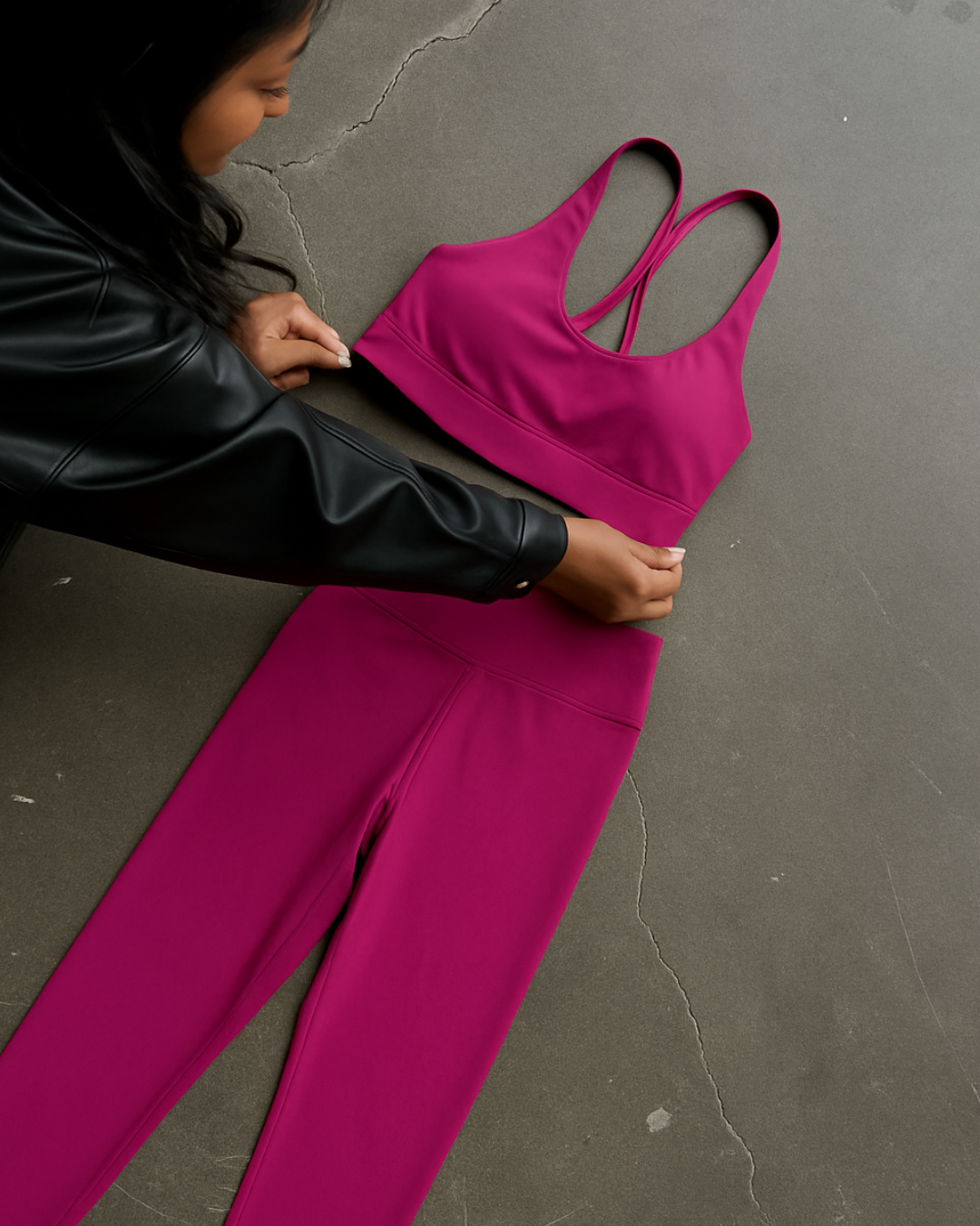 Set deportivo pink