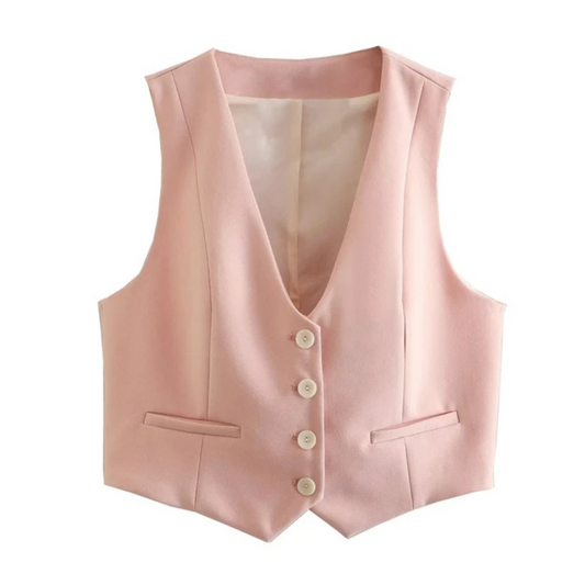 Chaleco rosa